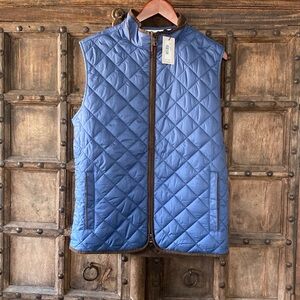 NWT: Peter Millar Quilted Crown Essex Vest, Medium